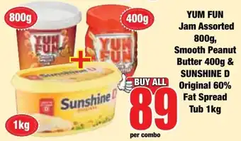 Boxer Superstores YUM FUN Jam Assorted offer