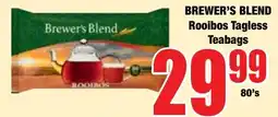 Boxer Superstores Brewer's Blend Rooibos Tagless Teabags offer