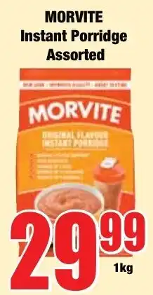 Boxer Superstores MORVITE Instant Porridge Assorted offer