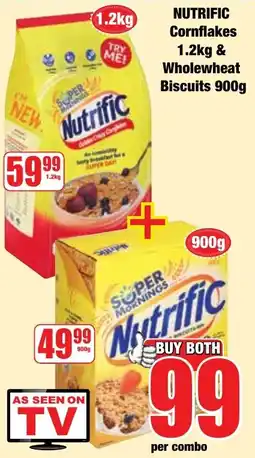Boxer Superstores Nutrific Cornflakes & Wholewheat Biscuits offer