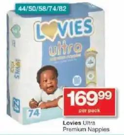 Checkers Lovies Ultra Premium Nappies offer