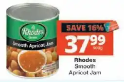 Checkers Rhodes Smooth Apricot Jam offer