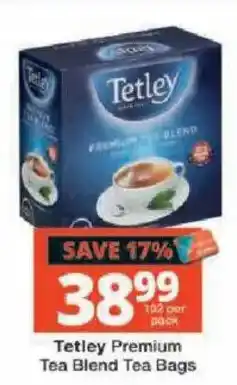 Checkers Tetley Premium Tea Blend Tea Bags offer
