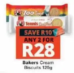 Checkers Bakers Cream Biscuits offer