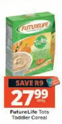 Checkers FutureLife Tots Toddler Cereal offer
