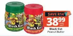 Checkers Black Cat Peanut Butter offer