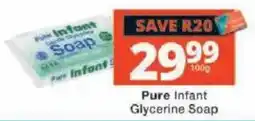 Checkers Pure Infant Glycerine Soap offer