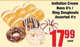 Boxer Superstores Imitation Cream Buns / Ring Doughnuts Assorted offer