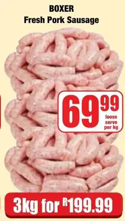 Boxer Superstores BOXER Fresh Pork Sausage offer