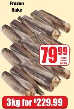 Boxer Superstores Frozen Hake offer