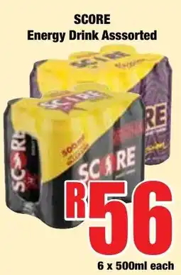 Boxer Superstores SCORE Energy Drink Assorted offer