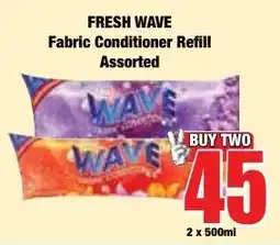 Boxer Superstores FRESH WAVE Fabric Conditioner Refill Assorted offer