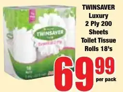 Boxer Superstores TWINSAYER Luxury Toilet Tissue offer