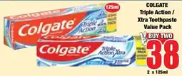 Boxer Superstores Colgate Triple Action / Xtra Toothpaste offer