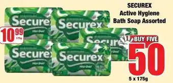 Boxer Superstores Securex Active Hygiene Bath Soap Assorted offer
