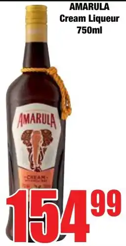 Boxer Superstores AMARULA Cream Liqueur offer