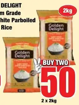 Boxer Superstores Golden Delight White Parboiled Rice offer