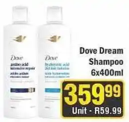 J&E Cash and Carry Dove Dream Shampoo offer