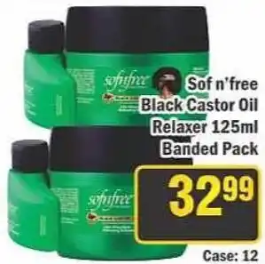 J&E Cash and Carry Sof n'free Black Castor Oil Relaxer offer