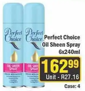 J&E Cash and Carry Perfect Choice Oil Sheen Spray offer