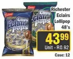 J&E Cash and Carry Richester Eclairs Lollipop offer
