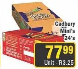 J&E Cash and Carry Cadbury Mini's offer