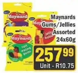 J&E Cash and Carry Maynards Gums/Jellies Assorted offer