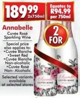 Prestons Annabelle Cuvee Rose Sparkling Wine offer