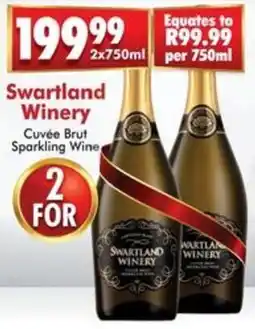 Prestons Swartland Winery Cuvée Brut Sparkling Wine offer