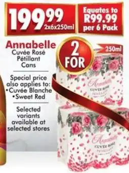 Prestons Annabelle Cuvee Rose Pétillant Cans offer