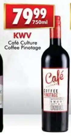 Prestons KVV Café Culture Coffee Pinotage offer