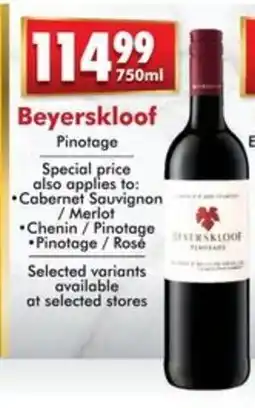 Prestons Beyerskloof Pinotage offer