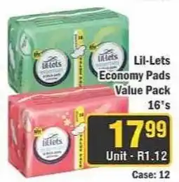 J&E Cash and Carry Lil-Lets Economy Pads offer