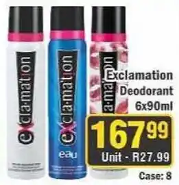 J&E Cash and Carry Exclamation Deodorant offer