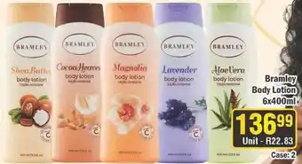 J&E Cash and Carry Bramley Body Lotion offer