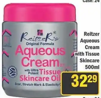 J&E Cash and Carry Reitzer's Aqueous Cream offer