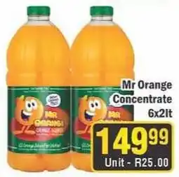 J&E Cash and Carry Mr Orange Concentrate offer