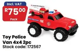 Africa Cash and Carry Toy Police Van 4x4 offer