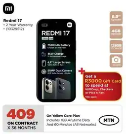 HiFi Corp Redmi 17 offer