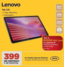 HiFi Corp Lenovo Tab LTE offer