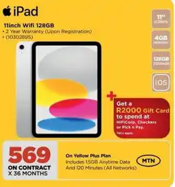 HiFi Corp iPad 11inch Wifi 128GB offer