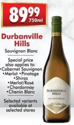 Prestons Durbanville Hills Sauvignon Blanc offer