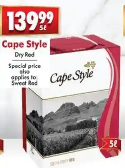 Prestons Cape Style Dry Red offer