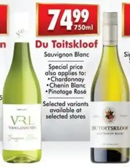 Prestons Du Toitskloof Sauvignon Blanc offer