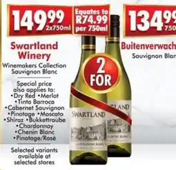 Prestons Swartland Winery Sauvignon Blanc offer