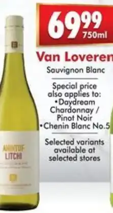 Prestons Van Loveren Sauvignon Blanc offer