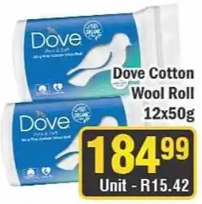 J&E Cash and Carry Dove Cotton Wool Roll offer