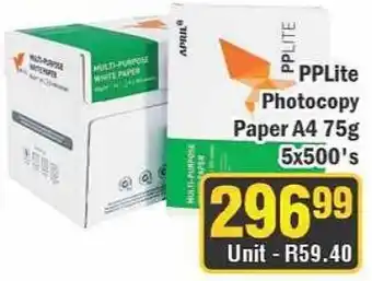 J&E Cash and Carry PPLite Photocopy Paper A4 offer