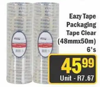J&E Cash and Carry Eazy Tape Packaging Tape Clear offer
