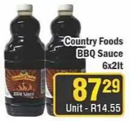 J&E Cash and Carry Country Foods BBQ Sauce offer